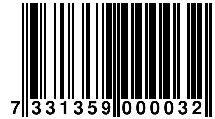 7 331359 000032