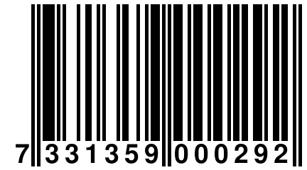 7 331359 000292