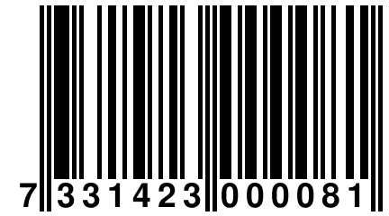 7 331423 000081