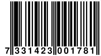 7 331423 001781