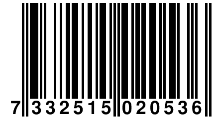 7 332515 020536