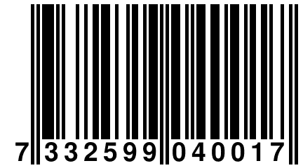 7 332599 040017