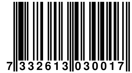 7 332613 030017