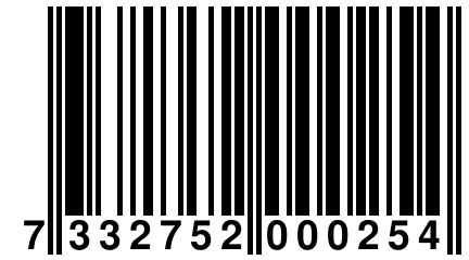 7 332752 000254