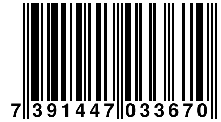 7 391447 033670