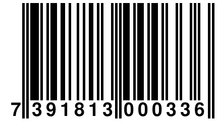 7 391813 000336