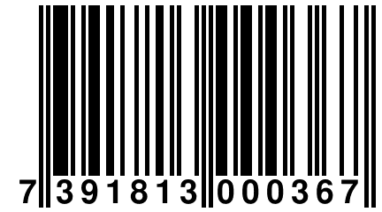 7 391813 000367