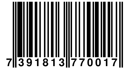 7 391813 770017