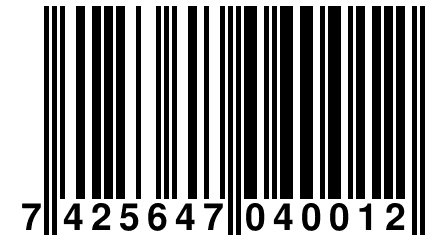 7 425647 040012