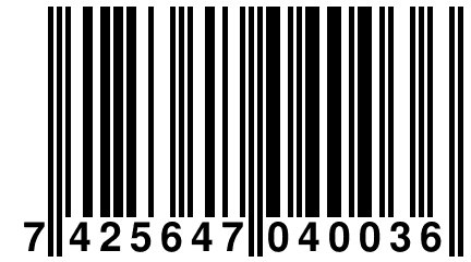 7 425647 040036