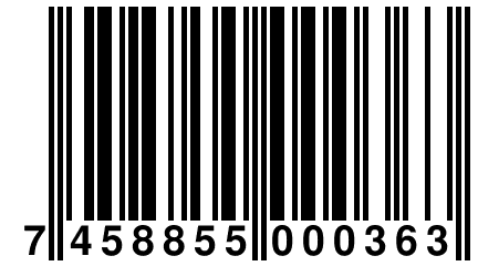 7 458855 000363