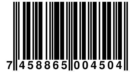 7 458865 004504