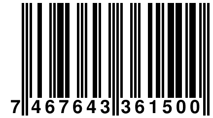 7 467643 361500