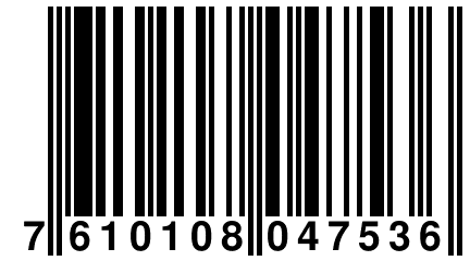 7 610108 047536