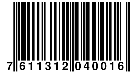 7 611312 040016