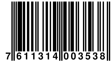 7 611314 003538