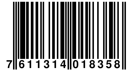 7 611314 018358