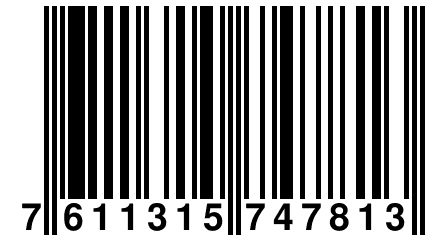 7 611315 747813