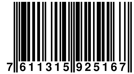 7 611315 925167