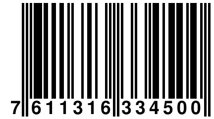 7 611316 334500