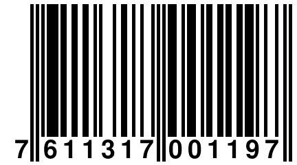 7 611317 001197