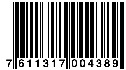 7 611317 004389