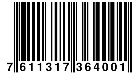 7 611317 364001