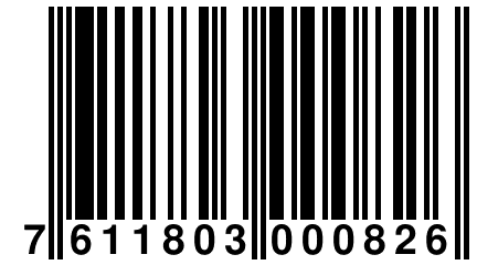 7 611803 000826