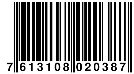 7 613108 020387