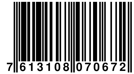 7 613108 070672