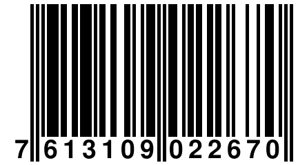 7 613109 022670