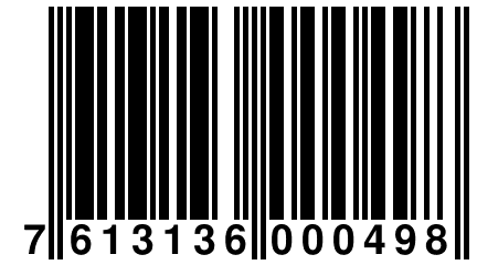 7 613136 000498