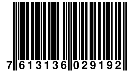 7 613136 029192