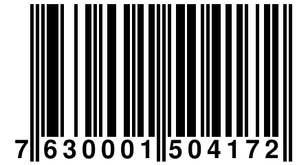 7 630001 504172