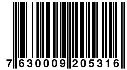 7 630009 205316