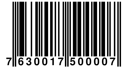 7 630017 500007