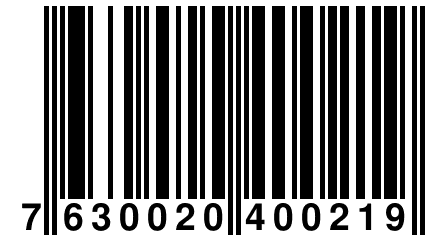 7 630020 400219