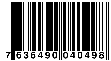 7 636490 040498