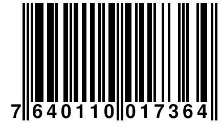 7 640110 017364