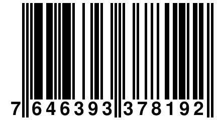 7 646393 378192