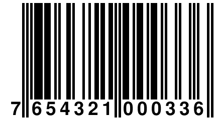 7 654321 000336