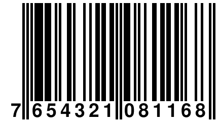 7 654321 081168