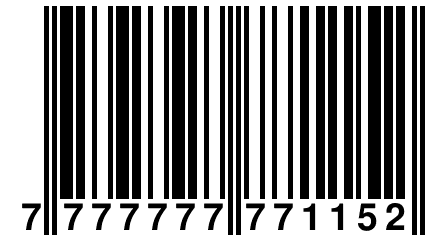 7 777777 771152