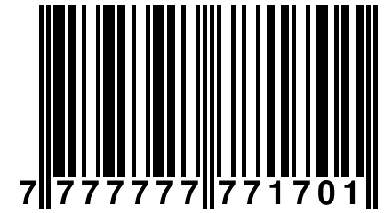 7 777777 771701