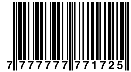 7 777777 771725