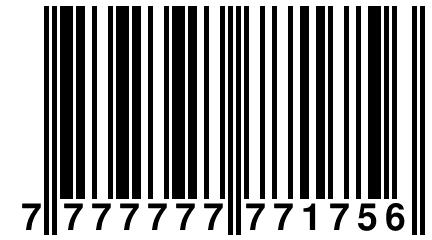 7 777777 771756