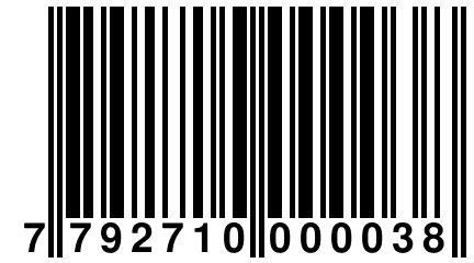 7 792710 000038