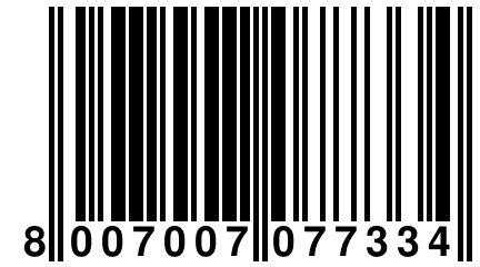 8 007007 077334