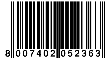 8 007402 052363