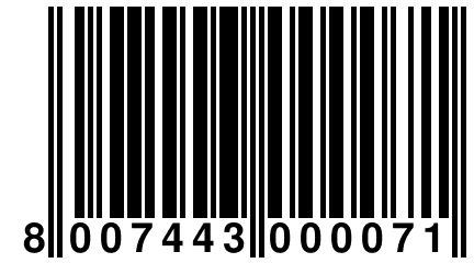 8 007443 000071